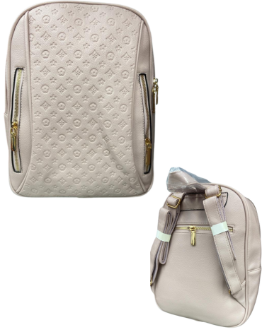 Mochila Eco Cuero Colores Surtidos x 3 Unds.