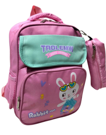 Mochila Escolar con Estuche Modelos Surtidos x 12 Unds.Medida: 30 x 30 cm aprox