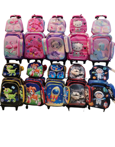50 Set de Mochila Infantil Modelos Surtidos.(1 Set Trae: 1 Mochila 1 Lonchera 1 Estuche)
