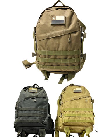 Mochila Militar Colores Surtidos  x 12 Unds. Medida: 50 x 35 cm aprox.