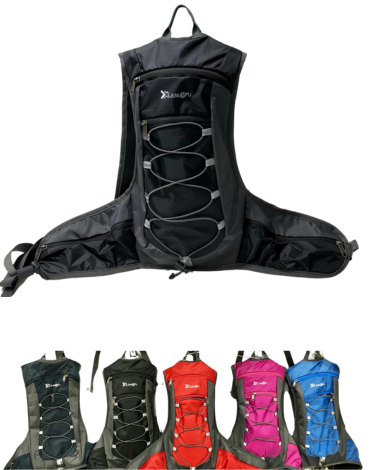 Mochila de Trackings 10 Litros Colores Surtidos x  6 Unds. Medida:40 x 30 cm aprox.