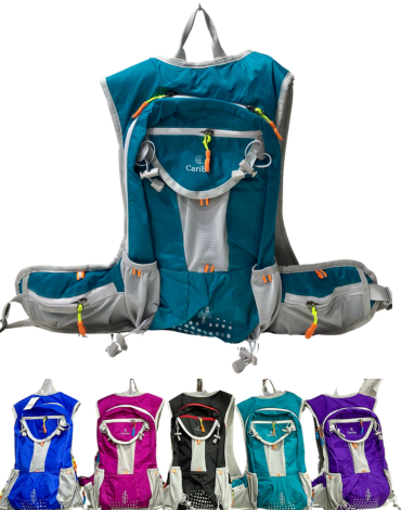 Mochila de Trackings 15 Litros Colores Surtidos x  6 Unds. Medida:50 x 40 cm aprox.