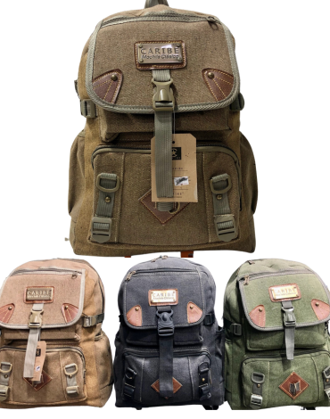 Mochilas Lona Colores Surtidos  x 12 Unds. Medida: 45 x 30 cm aprox.