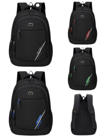Mochila Colores Surtidos x 60 Unds. Medida: 48 x 33 x 14 cm aprox.