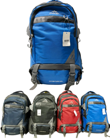 Mochilas de Tour Colores Surtidos  x 12 Unds. Medida: 55 x 30 cm aprox.