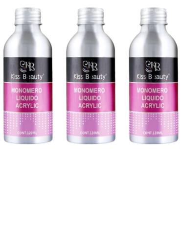 Monómero Liquido Kiss Beauty x 6 Unds.Medida: 120 ML