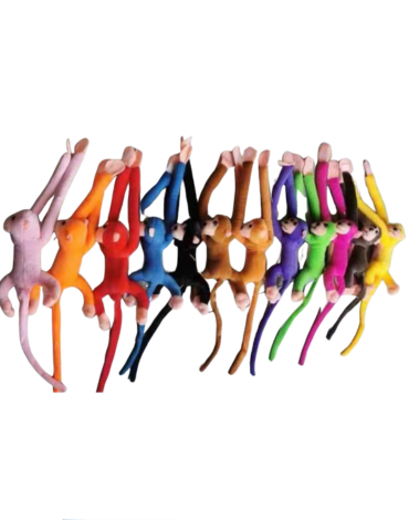 Mono Peluche Chico Colores Surtidos x 6 Unds.Medida: 18 cm aprox.