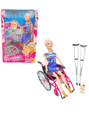 Betty con Silla de Ruedas x 4 Unds.