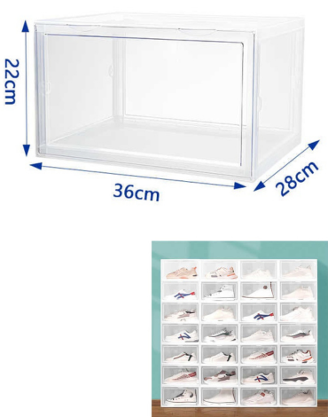 Organizador de Zapatos x 4 Unds. Medida:22 x 36 x 28 cm aprox.