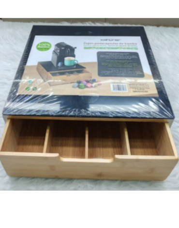 Organizador de Capsula de Café x 4 Unds. Medida: 30 x 30 x 10 cm aprox.