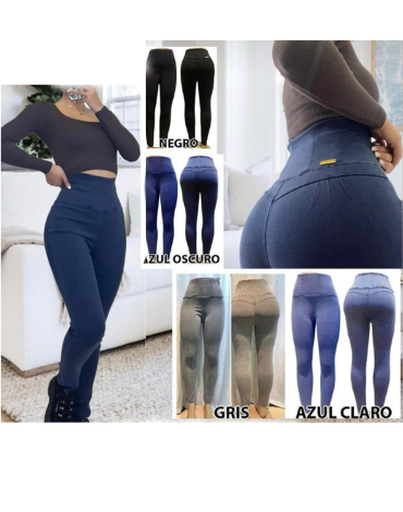 Pantalón Jeans para Dama x 12 Unds Talla: S / M - L / XL