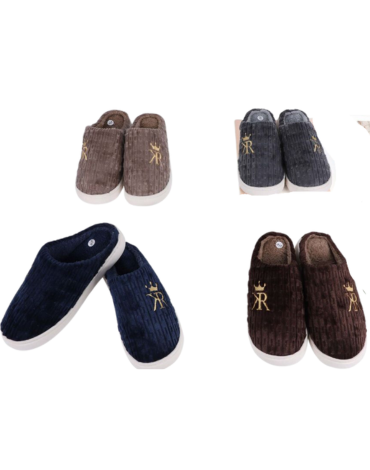 Pantuflas de Hombre Colores Surtidos x 48 Pares. Talla: 40 al 45