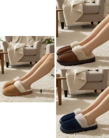 Pantuflas de Mujer Colores Surtidos x 24 Pares. Talla: 36/37 - 38/39 - 40/41