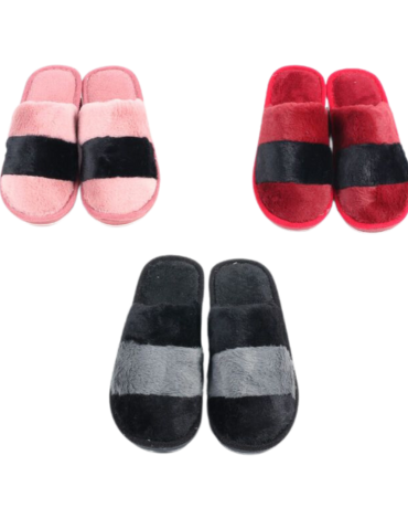 Pantuflas de Mujer Colores Surtidos x 36 Pares Tallas: 36 al 41