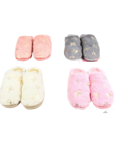 Pantuflas de Mujer Colores Surtidos x 36 Pares Tallas: 36 al 41