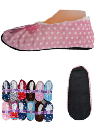 Pantuflas de Mujer Colores Surtidos  x 24 Pares Tallas: 36 al 40 (Estándar)