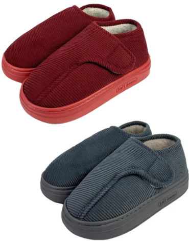 Pantuflas Velcro Colores Surtidos x 24 Pares. Talla: 36 - 41