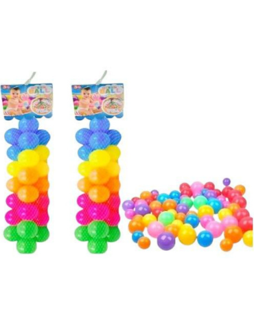 6 Set de Pelotas de Piscina Colores Surtidos (1 Set Trae 30 PCS) Medida: 6 cm aprox.