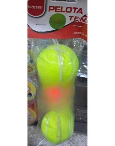 6 Set de Pelota de Tenis Color Amarillo (1 Set Trae 3 PCS)
