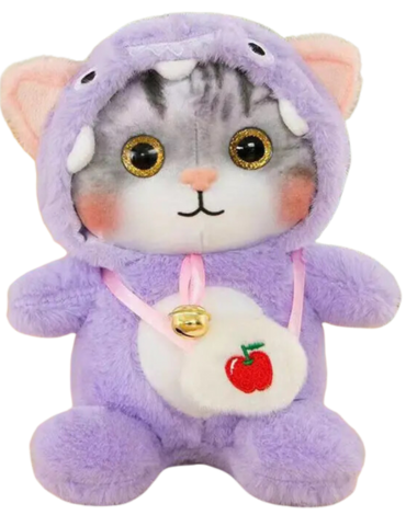Peluche de Gato Colores Surtidos x 3 Unds. Medida: 30 cm aprox.