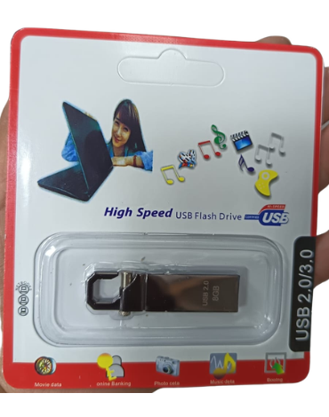 Pendrive USB 2.0 - 8 Gb Color Único x 4 Unds.