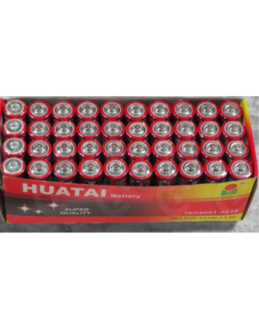 6 Set de Pilas AAA Huatai (1 Set Trae 40 PCS)