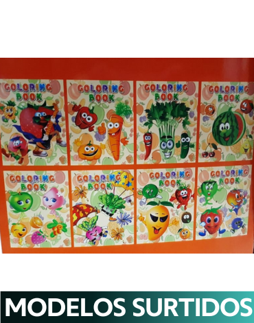 Libro para Colorear x 12 Unds.