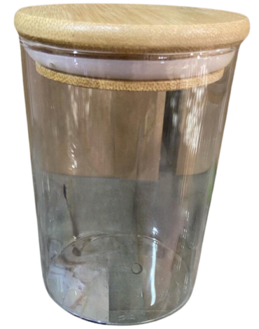 Frasco de Vidrio con Tapa Multi Uso x 6 Unds. Capacidad: 550 ML (8 x 12 cm Aprox)