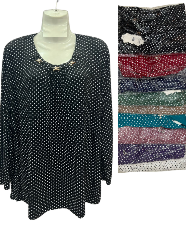 Polera de Dama x 6 Unds Talla: Estándar