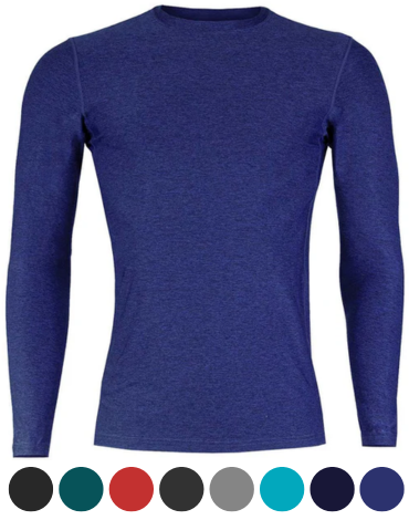 Polera Dry Fit Manga Larga (Elegir Talla y Color) x 6 Unds. Talla: XS a XXL.