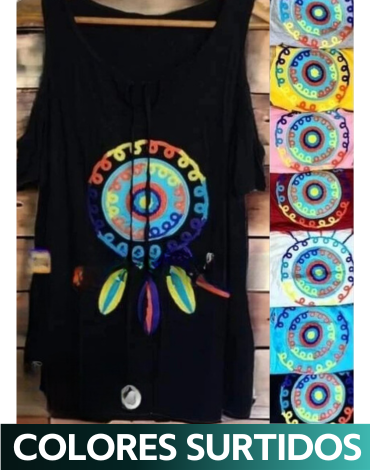 Polera de Dama Bordada x 6 Unds Talla: Estándar