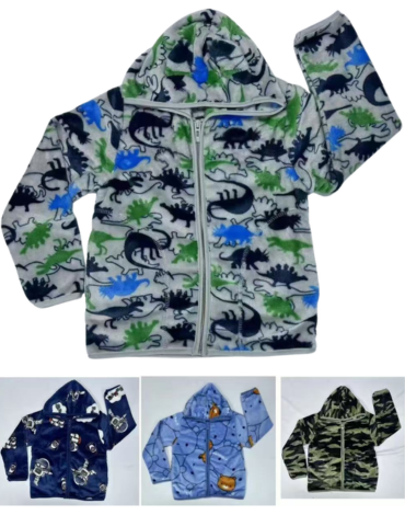 Polerón Plush de Niño Modelos Surtidos x 20 Unds. Talla: 2 - 10