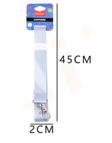 Porta Credencial Color Gris x 24 Unds. Medida: 2 x 45 cm aprox
