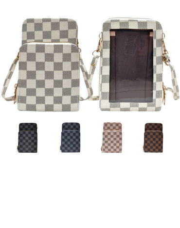 Bolso Porta Celular Eco Cuero x 12 Unds.Medidas:11 x 7 x 18 cm aprox