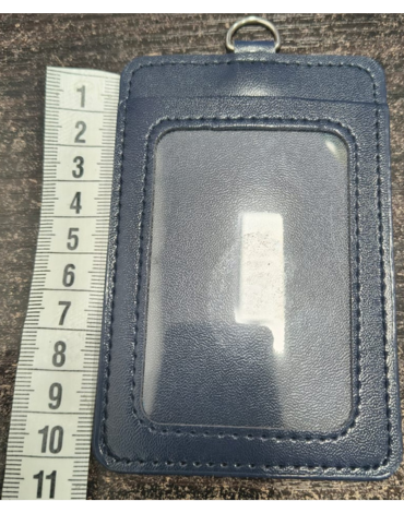 Porta Credencial Vertical de Ecocuero (Elegir Color) x 50 Unds.