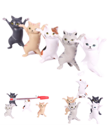 Porta Lápiz Diseño Gatitos x 6 Unds. Medida: 5.5 x 4.5  cm aprox