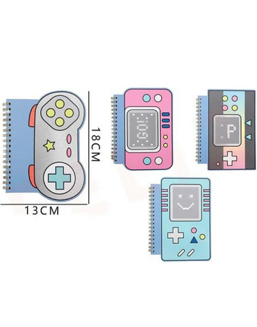 Cuaderno Game B6 Modelos Surtidos x 12 Unds. Medidas: 13 x 18cm aprox