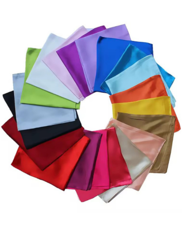 Pañuelo de Santin (Elegir Color)x 6  Unds.Medida: 60 x 60 cm aprox.