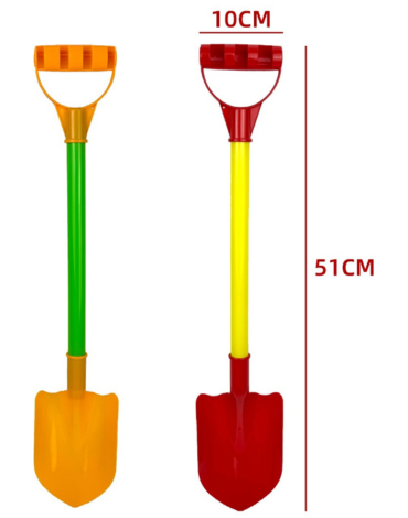 Pala de Plástico para Nieve Colores Surtidos x 6 Unds.Medida: 51 x 10 cm aprox.