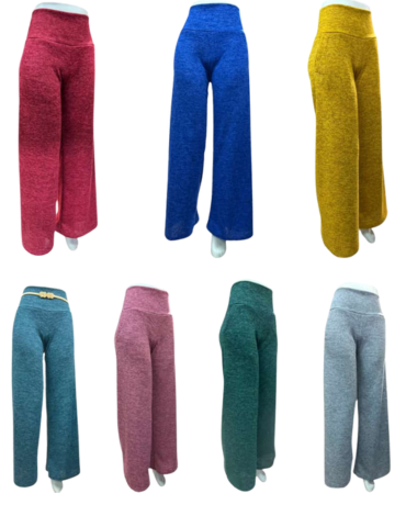 Palazo Dama de Lanilla  x 3 Unds. Talla: Estandar.