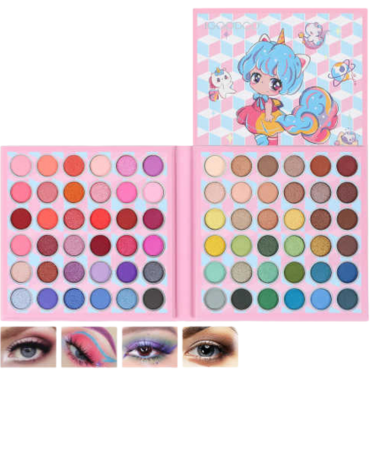 Paleta de Sombras 72 Colores x 3 Unds.