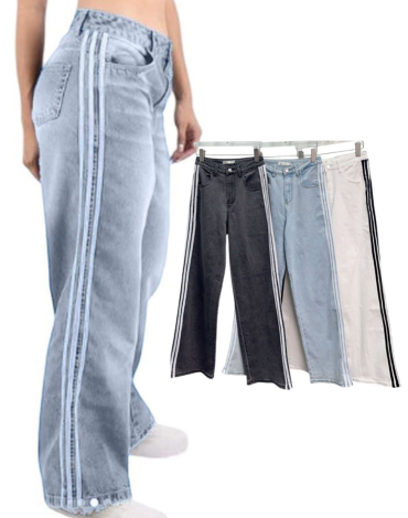 Pantalón Jeans de Dama Elasticado x 12 Unds. Tallas : S - M - L - XL