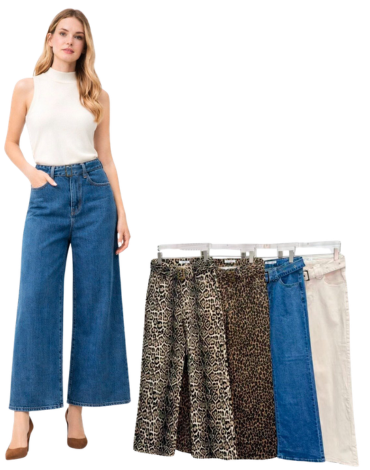 Pantalón Jeans de Mujer Modelos Surtidos x 12 Unds. Talla: S - M - L