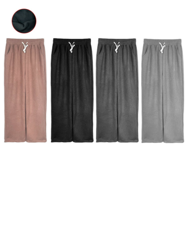 Pantalón Mujer Plush  Con Chiporro liso  x 12 Unds.Tallas:M-L-/ XXL