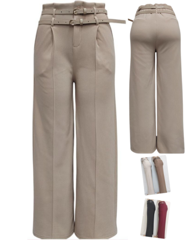 Pantalón con Chiporro para Mujer x 12 Unds.Talla: S/M - L/XL