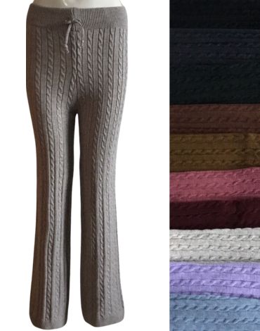 Pantalón de Lanilla para Mujer x 12 Unds. Talla: Estandar