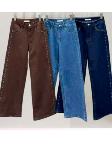 Pantalón de Mujer Jeans Colores Surtidos x 12 Unds. Talla: S - M - L