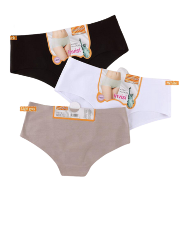 Pantaletas sin Costura de  Dama Colores Surtidos x 12 Unds. Tallas: M - L - XL -XXL