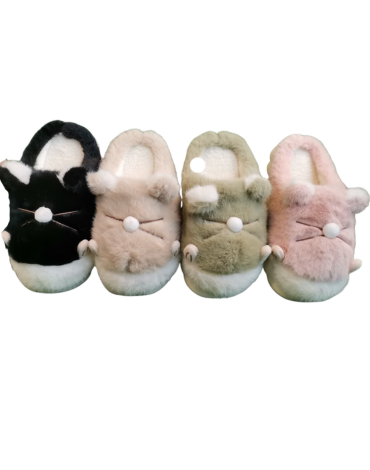 Pantufla de Mujer Colores Surtidos x 24 Pares. Tallas: 36 - 41