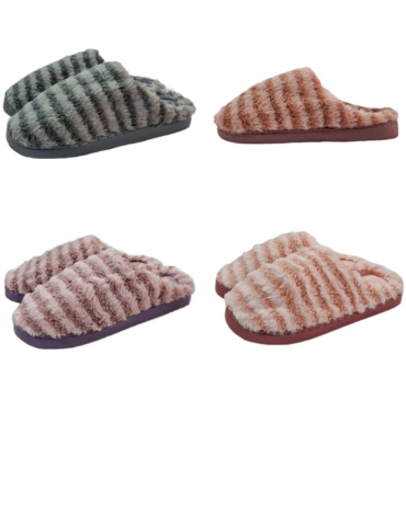 Pantuflas de Mujer Colores Surtidos  x 12  Pares Tallas: 36 al 41